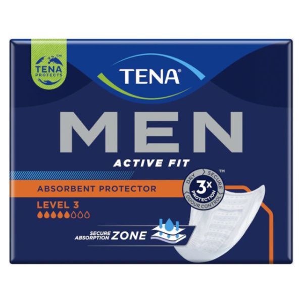 TENA MEN LIVELLO 3 ASSORBENTE INCONTINENZA LEGGERA 2X8 PEZZI