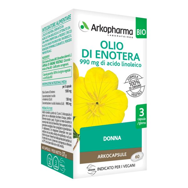 ARKOCAPSULE OLIO ENOTERA BIO 60 CAPSULE