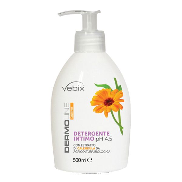 VEBIX DERMOLINE DETERGENTE INTIMO PH 4.5 CALENDULA 500 ML