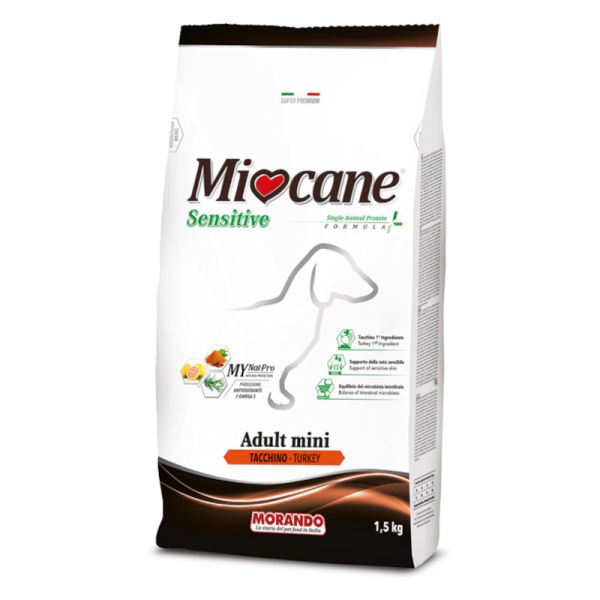 MORANDO MIOCANE SENSITIVE ADULT MINI TACCHINO 1,5KG