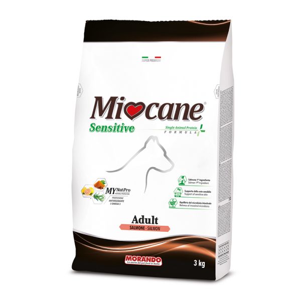 MORANDO MIOCANE SENSITIVE SINGLE ANIMAL PROTEIN ADULT SALMONE 3 KG