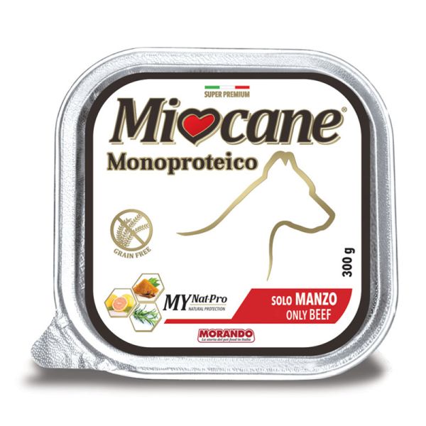 MORANDO MIOCANE MONOPROTEICO SOLO MANZO 300 G