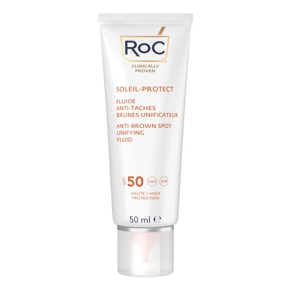 ROC FLUIDO SOLARE VISO SPF 50+ ANTIMACCHIE BRUNE 50 ML