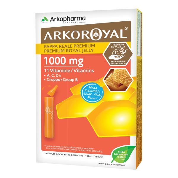 ARKOROYAL PAPPA REALE PREMIUM 1000MG 10 FIALE 15 ML