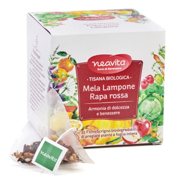 NEAVITA FILTROSCRIGNO FRUIT&VEG MELA LAMPONE RAPA ROSSA BIO