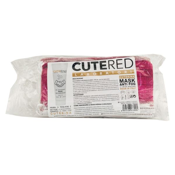 CUTERINA MASCHERINA CHIRURGICA BORDEAUX 10 PZ