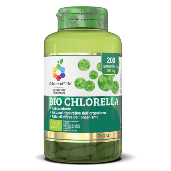 BIO CHLORELLA 200 COMPRESSE COLOURS OF LIFE