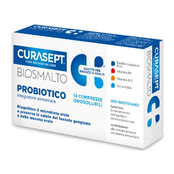CURASEPT BIOSMALTO PROBIOTICO INTEGRATORE ALIMENTARE 14CPR