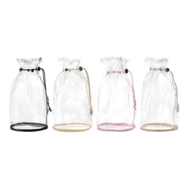 SACCHETTO TRASPARENTE PORTA COSMETICI