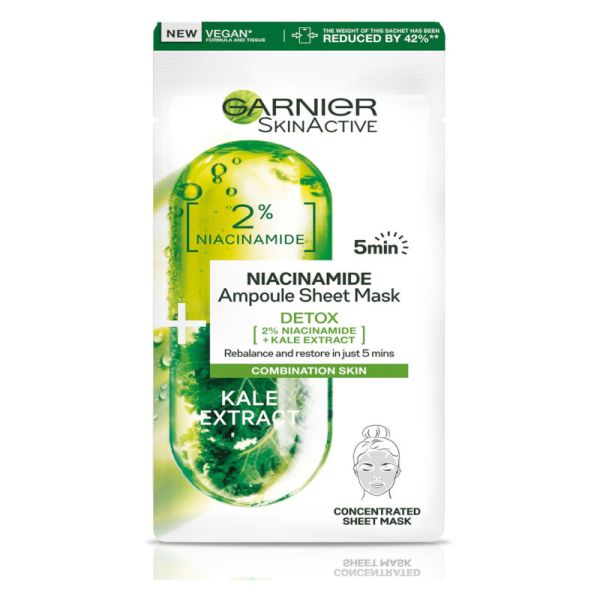 GARNIER AMPOULES TISSUE MASK NIACIMIDE