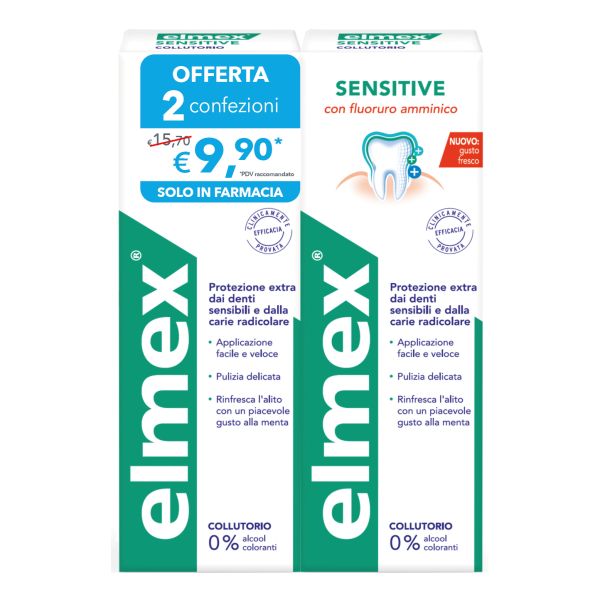 ELMEX SENSITIVE COLLUTORIO 2 PEZZI 400ML