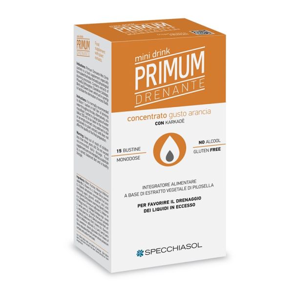 PRIMUM DRENANTE MINIDRINK ARANCIA 15 STICK DA 10 ML