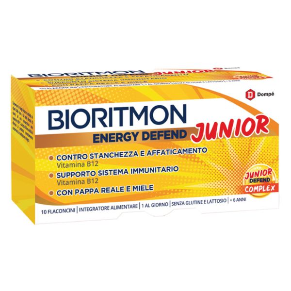 BIORITMON ENERGY DEFEND JUNIOR 10 FLACONCINI 10 ML