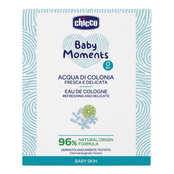 CHICCO BABY MOMENTS ACQUA DI COLONIA FRESCA E DELICATA 100 ML