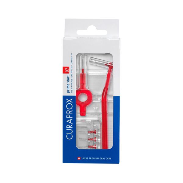 CURAPROX CPS 07 SCOVOLINO PRIME START 07 RED 5 PEZZI