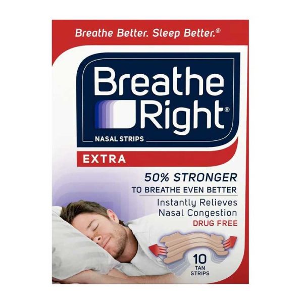 CEROTTI NASALI BREATH RIGHT EXTRA FORTE 10 PEZZI