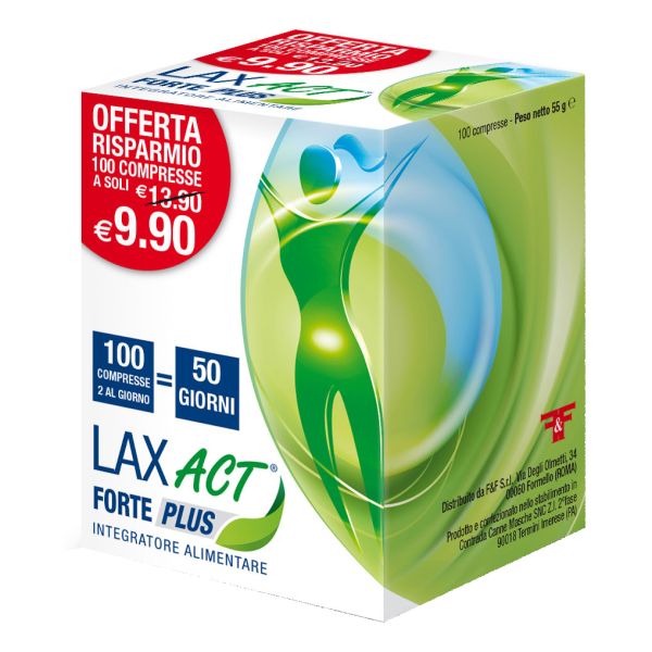 LAX ACT FORTE PLUS 100 COMPRESSE