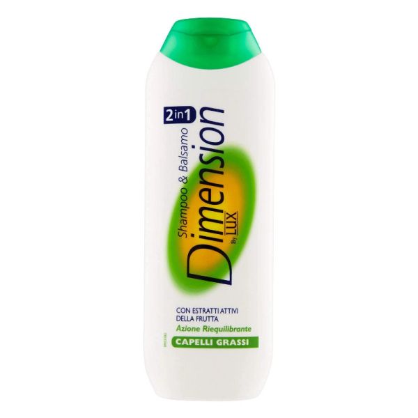 DIMENSION BY LUX 2IN1 SHAMPOO E BALSAMO CAPELLI GRASSI 250 ML