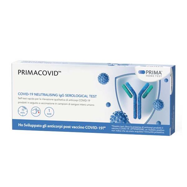 TEST SIEROLOGICO RAPIDO PRIMACOVID AUTODIAGNOSTICO