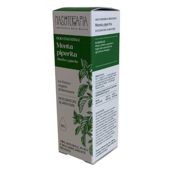 NASOTERAPIA OLIO ESSENZIALE MENTA PIPERITA BIO 10 ML