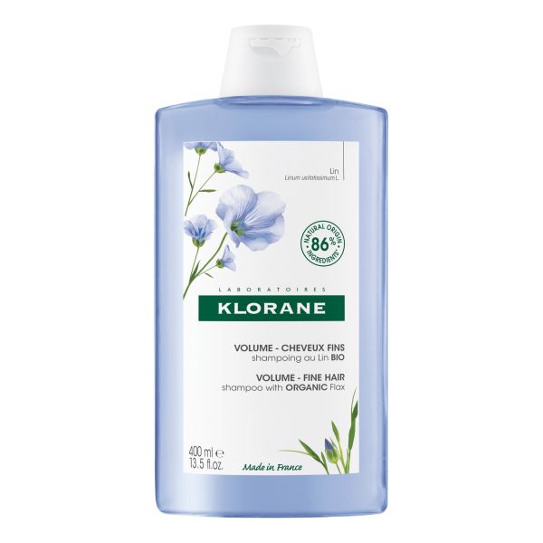 KLORANE SHAMPOO VOLUME FINE HAIR CON LINO 400 ML