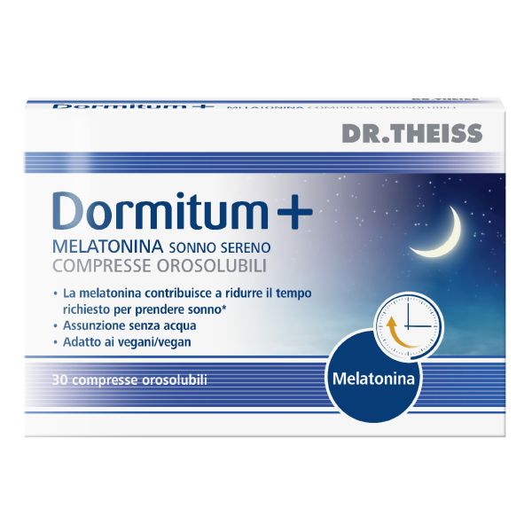 DR THEISS DORMITUM + MELATONINA SONNO SERENO 30 COMPRESSE OROSOLUBILI