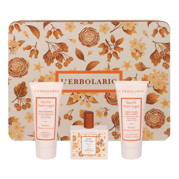 L'ERBOLARIO BACCHE FIORI LEGNI SEGRETI DI BELLEZZA TRIO