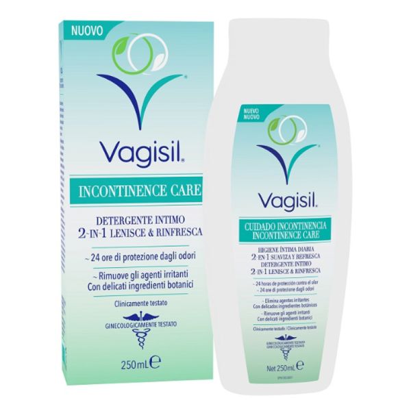 VAGISIL INCONTINENCE CARE DETERGENTE INTIMO 2 IN 1 250 ML