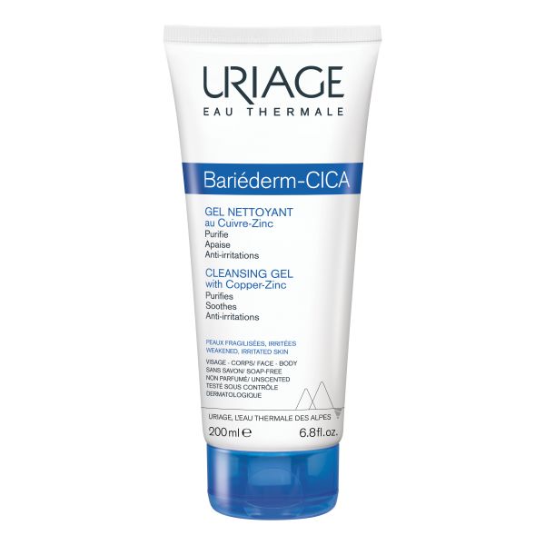 BARIEDERM CICA GEL NETTOYANT 200 ML