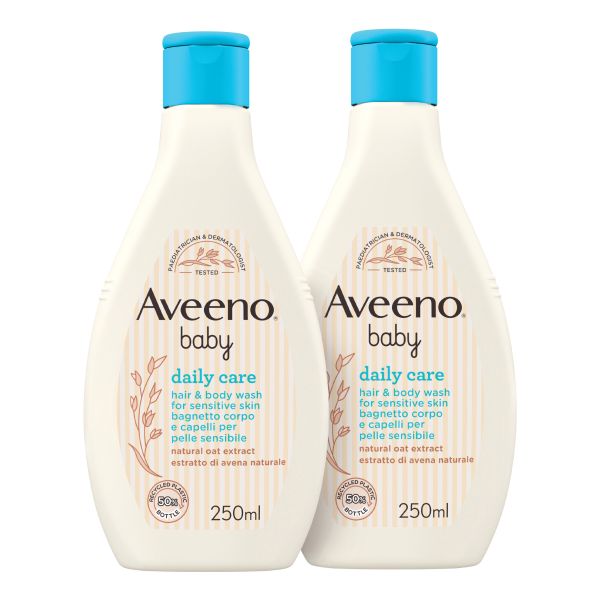 AVEENO BABY BAGNETTO TESTA PIEDI 2x250 ML