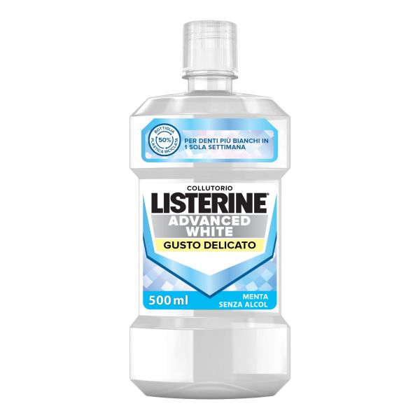 LISTERINE ADVANCED WHITE GUSTO DELICATO 500 ML