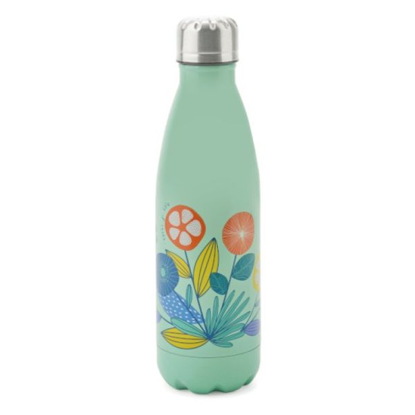 BOTTIGLIA IN ACCIAIO INOX 500 ML CON INDICATORE DI TEMPERATURA DIGITALE SENZA BPA(ORATO