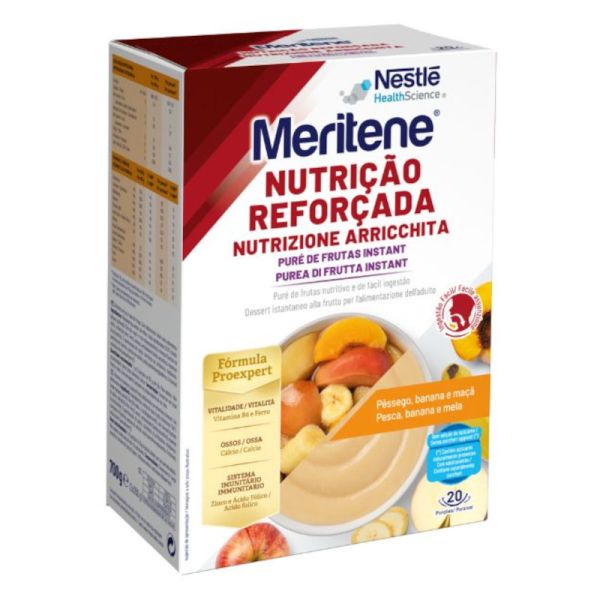 MERITENE COMPOSTA DI FRUTTA PESCA-BANANA 2 X 350 G