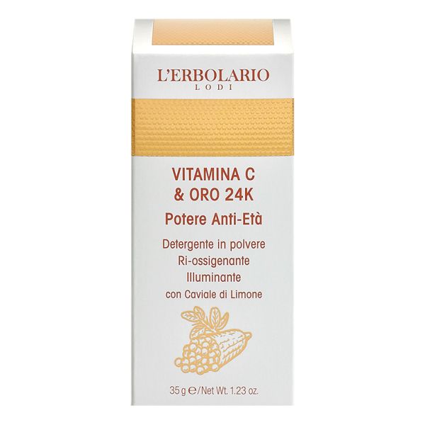 L'ERBOLARIO VITAMINA C & ORO DETERGENTE VISO 35 G