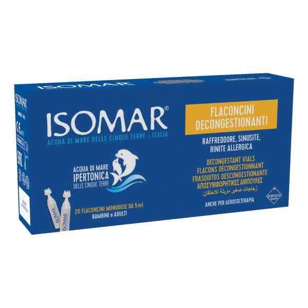 ISOMAR FLACONCINI DECONGESTIONANTI SOLUZIONE IPERTONICA 20 FL X 5 ML