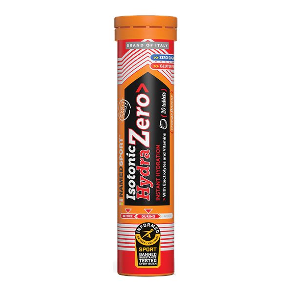 NAMEDSPORT ISOTONIC HYDRA ZERO ORANGE 20 TABLETS