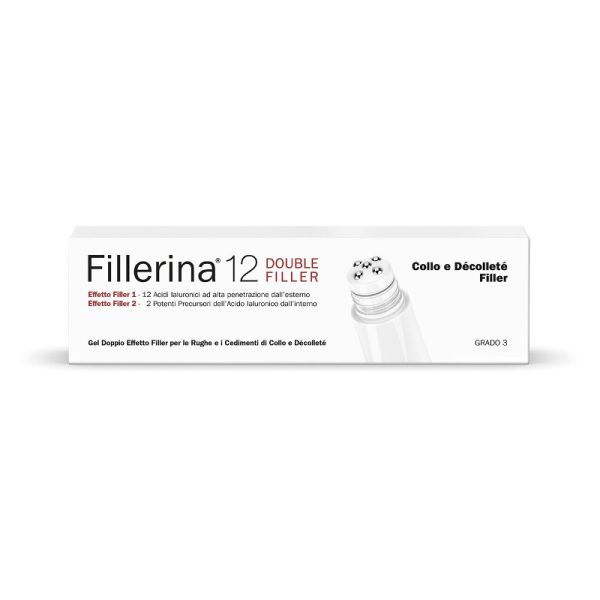 FILLERINA 12 DOUBLE FILLER COLLO E DECOLLETE GEL BASE GRADO 3 30ML