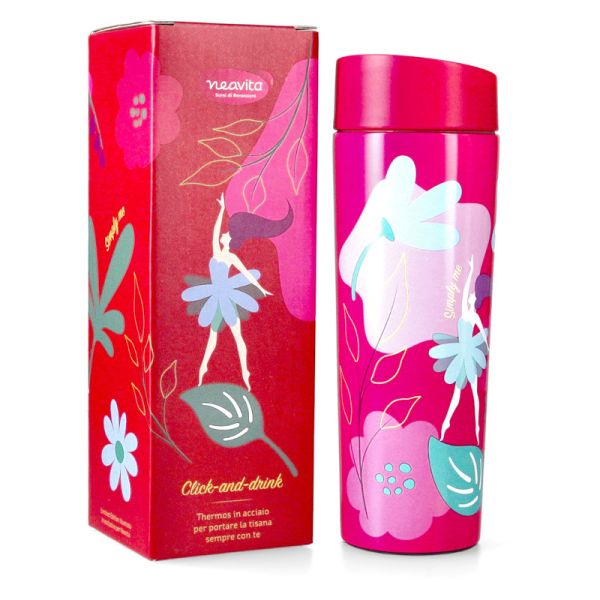NEAVITA START UP THERMOS CLICK AND DRINK ROSA 360 ML