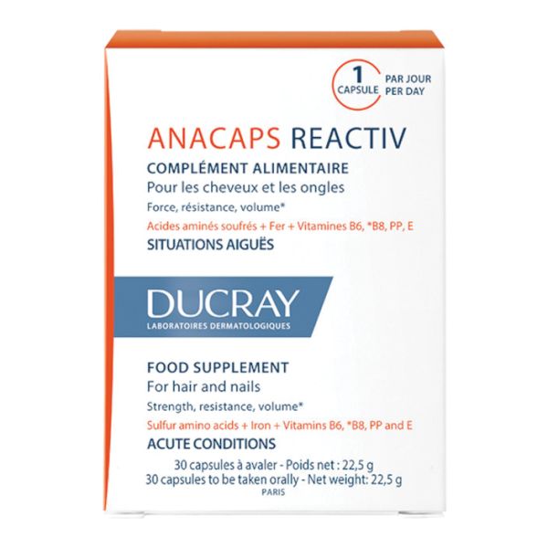 DUCRAY ANACAPS REACTIV CAPELLI 30 CAPSULE