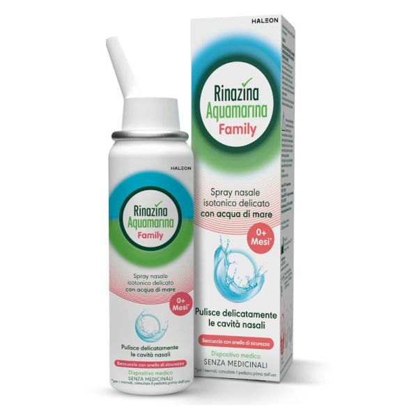 RINAZINA AQUAMARINA FAMILY SPRAY NASALE ISOTONICO 100 ML