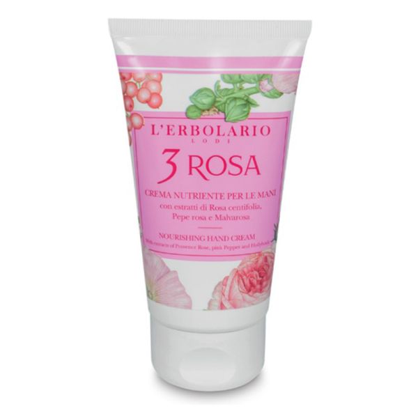 L'ERBOLARIO 3 ROSA CREMA MANI NUTRIENTE 75 ML