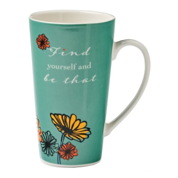 NEAVITA MUG ALTA WINTER FLOWERS VERDE CALENDULA