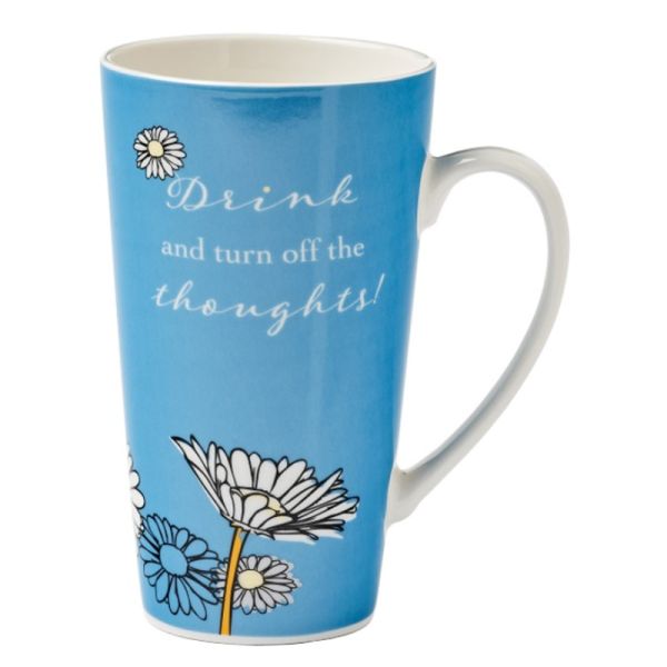 NEAVITA MUG ALTA WINTER FLOWERS BLU CAMOMILLA