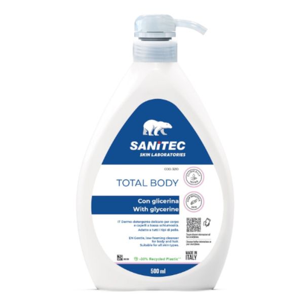 SANITEC SKIN LAB DERMO DETERGENTE DELICATO CORPO E CAPELLI 500 ML