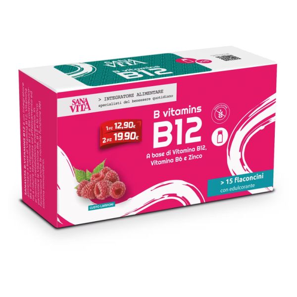 SANAVITA B VITAMINS B12 15 FLACONCINI