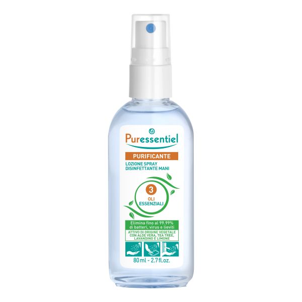 PURESSENTIEL LOZIONE SPRAY DISINFETTANTE MANI 80 ML