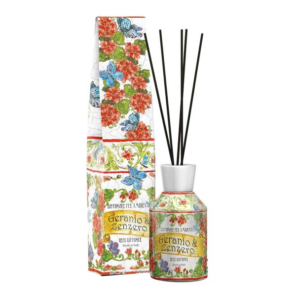 LE MAIOLICHE DIFFUSORE GERANIO E ZENZERO 250 ML