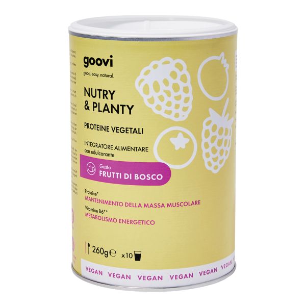 GOOVI PROTEINE VEGETALI FRUTTI DI BOSCO