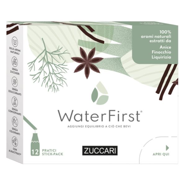 WATER FIRST ANICE-FINOCCHIO-LIQUIRIZIA 12 STICK PACK