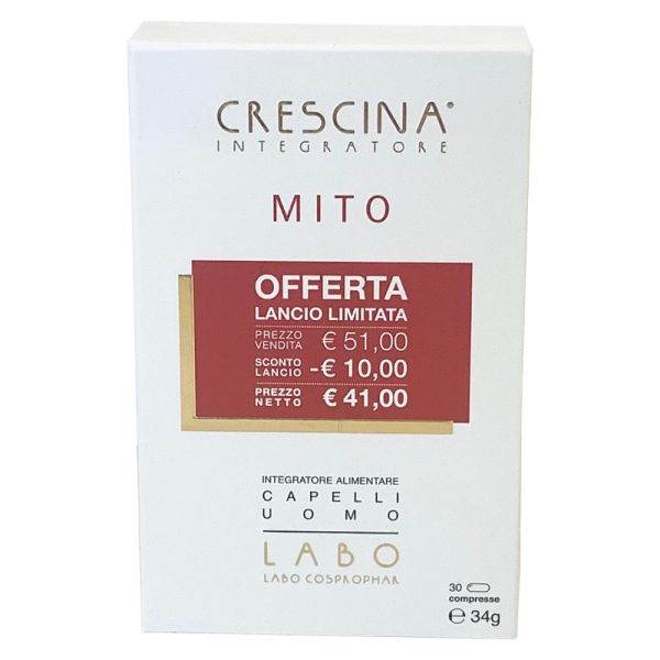 CRESCINA RI CRESCITA MITO UOMO 30 COMPRESSE